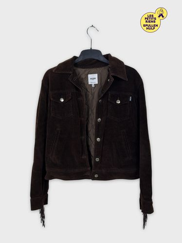 Veste velours ctel franges M  - moschino - Modalova