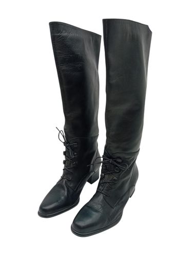 Bottes Hautes En Cuir À Lacets (V3625) - Label Emmaus - Modalova