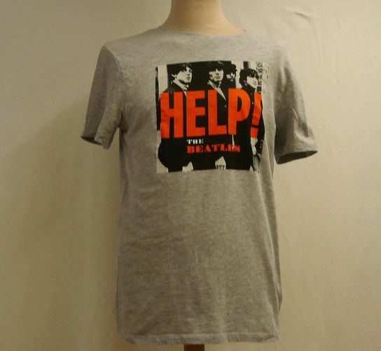 T-Shirt The Beatles "HELP" T M - Label Emmaus - Modalova