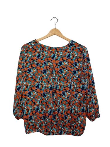 Chemisier Fleuri Taille M 38 Manches Longues (T4855) - Tom Tailor - Modalova
