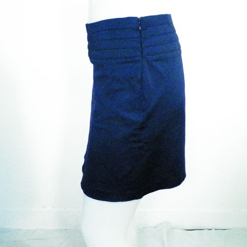 Jupe Bleue Marine CAMAÏEU T 38 - Camaïeu - Modalova