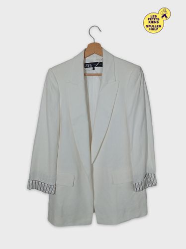 Blazer En Lin Mélangé Xs (T5957) - Zara - Modalova