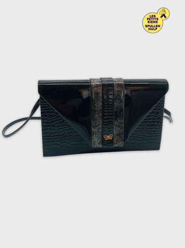 Pochette De Soirée Effet Crocodile Vintage (V3410) - Label Emmaus - Modalova