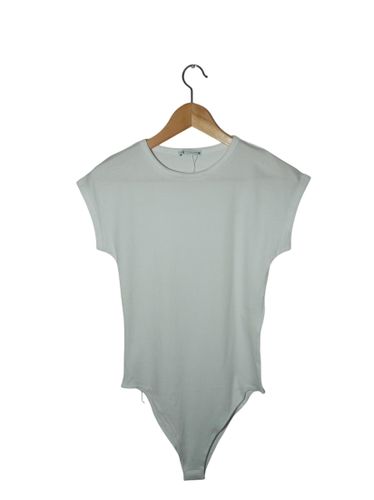 Body Côtelé Blanc Zara L (T6018) - Zara - Modalova