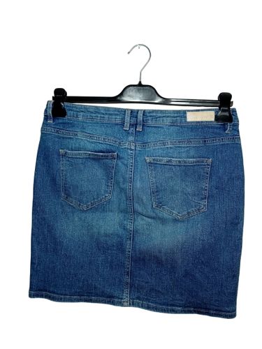 Jupe En Jean Brodée Fleurs Taille S 36 (T4513) - Label Emmaus - Modalova