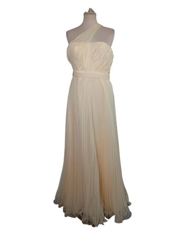 Robe Longue Plissée Crème/ Taille L 40 12 (t5117) (T5117) - Asos - Modalova