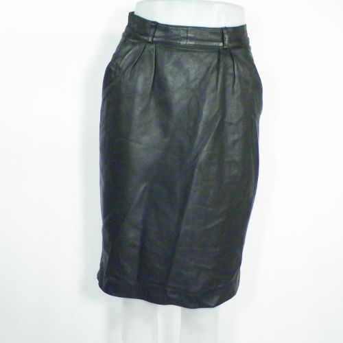Jupe en Cuir Taille Estimée 36 - Label Emmaus - Modalova