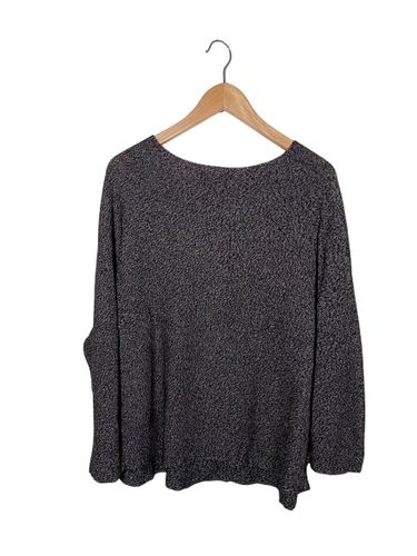 Pull Maille Texturée Chinée Gris L (T4861) - Monoprix - Modalova
