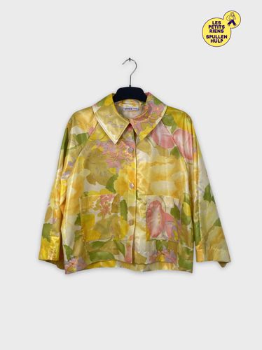 Chemise  fleurs Label  - label jaune - Modalova