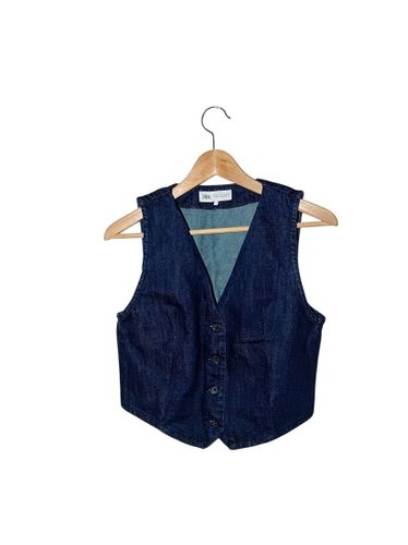 Gilet De Tailleur En Jean Brut M (T6132) - Zara - Modalova