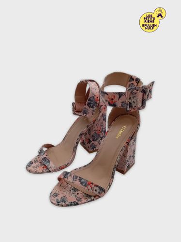 Sandales Talons Carrés Fleuries Deezee 38 (T4363) - Label Emmaus - Modalova