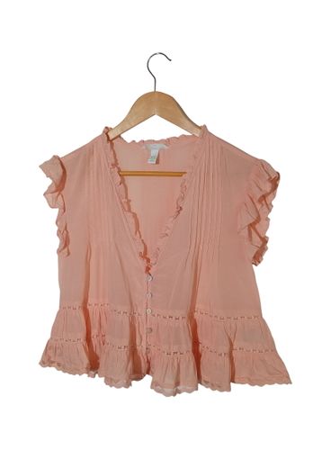 Haut Volanté Saumon (T5801) - H&M - Modalova