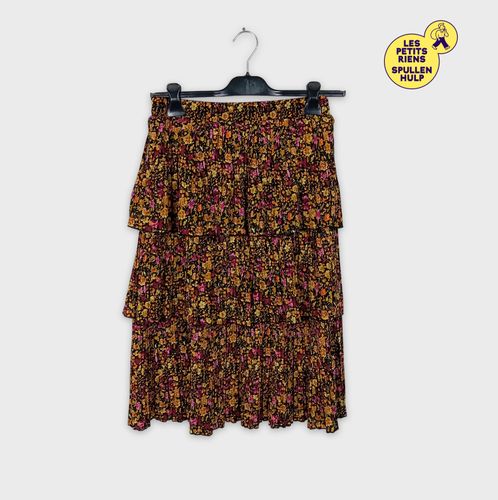 Jupe courte fleurie M 38  - Cache Cache - Modalova