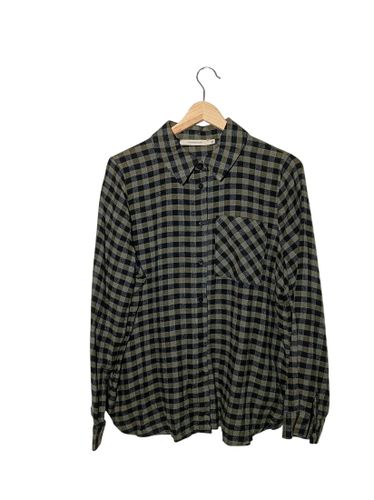 Chemise Carreaux Vert Noir (T6131) - La Fée Maraboutée - Modalova
