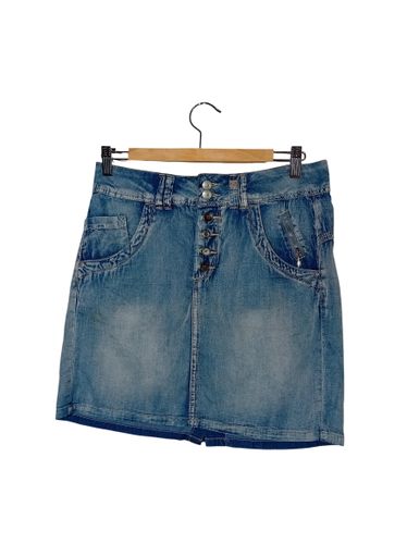 Jupe Courte En Jean Geisha (V3592) - Label Emmaus - Modalova