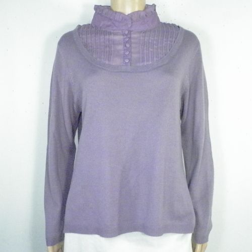 Pull Mauve Taille 42/44 - bleu bonheur - Modalova