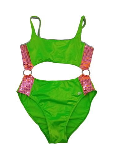 Maillot De Bain Vintage Néon Et Sequins L (T5870) - Label Emmaus - Modalova