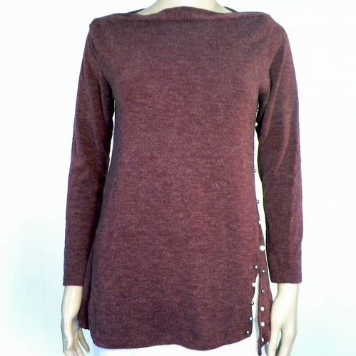 Pull Bordeaux Taille Estime 38 - non renseign - Modalova