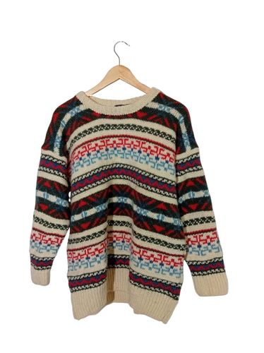 Pull En Pure Laine Motifs Jacquard Fair Isle T.n.t. (V3606) - Label Emmaus - Modalova