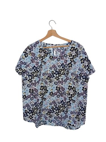 Haut À Fleurs Gina Xxxl (T5692) - Label Emmaus - Modalova