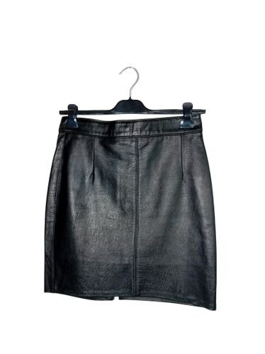 Jupe Courte Simili Cuir Taille Haute Xl 42 14 (T4983) - Label Emmaus - Modalova