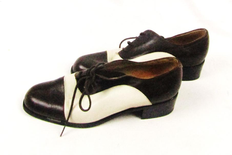 Chaussures de Swing Boogie Woogie Cuir et Blanches Orcade Pointure 37 - Label Emmaus - Modalova