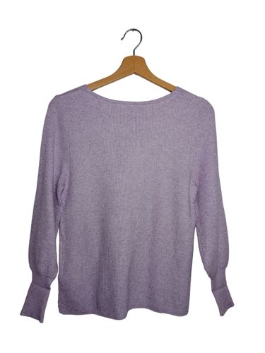 Pull Maille Côtelée Col V Lavande Autre Très Bon État (T4783) - Only - Modalova