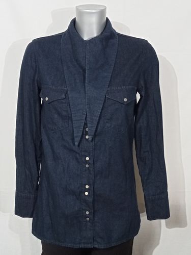 Chemise en jean fonc - XS - zara woman - Modalova