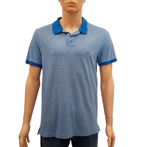 Polo T L slim fit azur - tommy hilfiger - Modalova