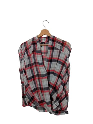 Blouse Sans Manches Transparente À Carreaux S/36/8 (t5530) - Mango - Modalova