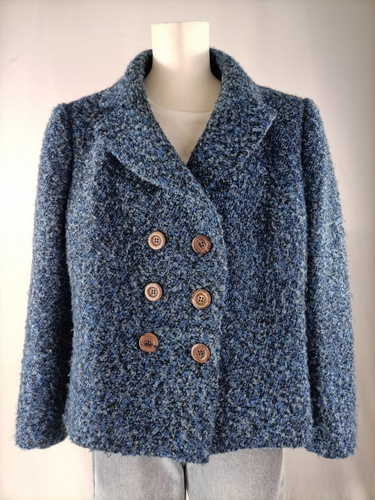 Veste en tweed bouclette - Marie Clemence - 44 estim - Label Emmaus - Modalova