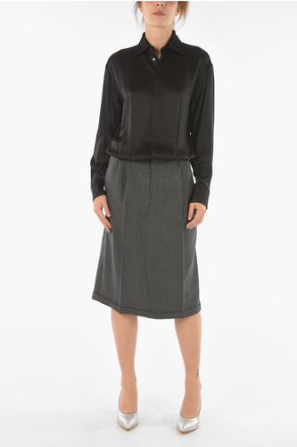 MM1 Wool Skirt Satin Shirt Dress size 42 - Maison Margiela - Modalova