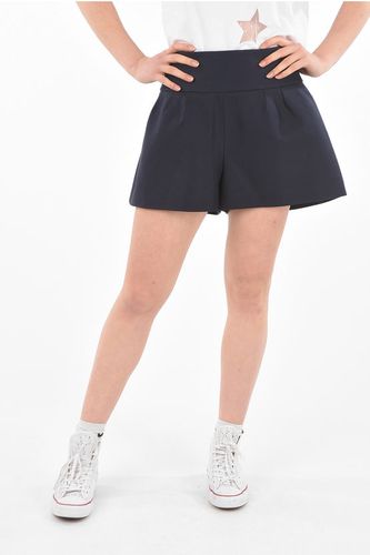 Back Zipped Flared Cotton Shorts size 46 - Red Valentino - Modalova