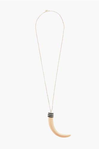 Chain Necklace with Pendant Horn size Unica - Tory Burch - Modalova
