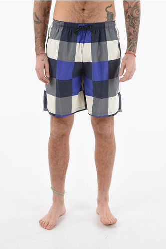 Checkered Motif CHECKBOARD Swimshorts size S - Marcelo Burlon - Modalova