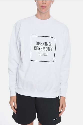 Contrasting Maxi Logo Crew-Neck Sweatshirt size L - Opening Ceremony - Modalova