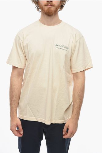 Contrasting Printed Crew-neck T-Shirt size Xl - Sporty & Rich - Modalova
