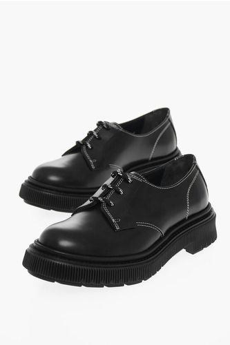 Contrasting Seams Leather Derby Shoes size 35 - Adieu - Modalova