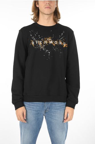 Crew-Neck SPELUNDI Sweatshirt with Sketch Embroidery size Xl - John Richmond - Modalova