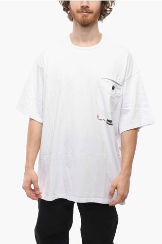 FACETASM Crew Neck Cotton T-Shirt with Breast-pocket size L - Incotex - Modalova