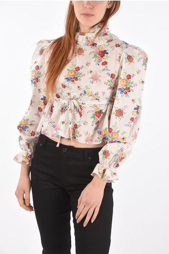 Floral-print PENELOPE ruffle collar blouse size M - Aurore Van Milhem - Modalova