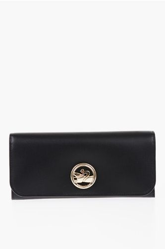 Leather CONTINENTAL BOX-TROT Wallet with Golden Logo size Unica - Longchamp - Modalova