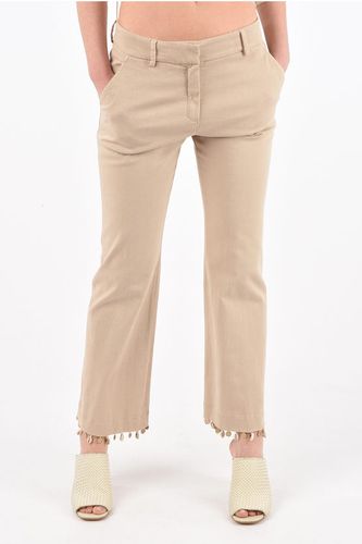 Stretch cotton SANDY pants with shells on the bottom size 48 - True Royal - Modalova