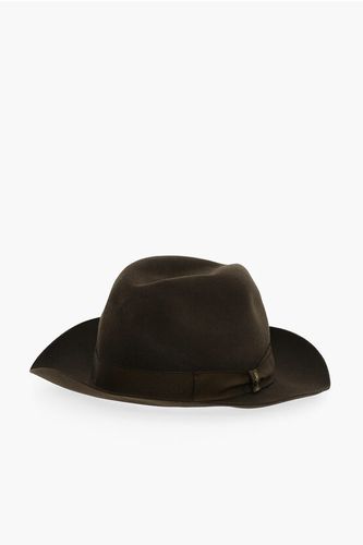 Solid Color Felt Fedora Hat size 60 - Borsalino - Modalova