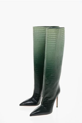 Under the Knee MATIGNON Lizard Printed Leather Boots 11cm size 40 - Aquazzura - Modalova