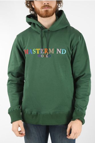WORLD Multicolor Lettering and Zipped Pockets Hoodie size S - Mastermind - Modalova