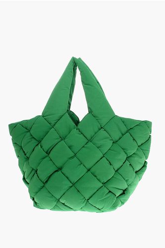 Woven Nylon CASSETTE Tote Bag with Inner Clutch size Unica - Bottega Veneta - Modalova