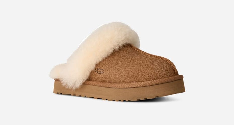 Disquette Slipper in Brown, Taille 32.5, Daim - Ugg - Modalova