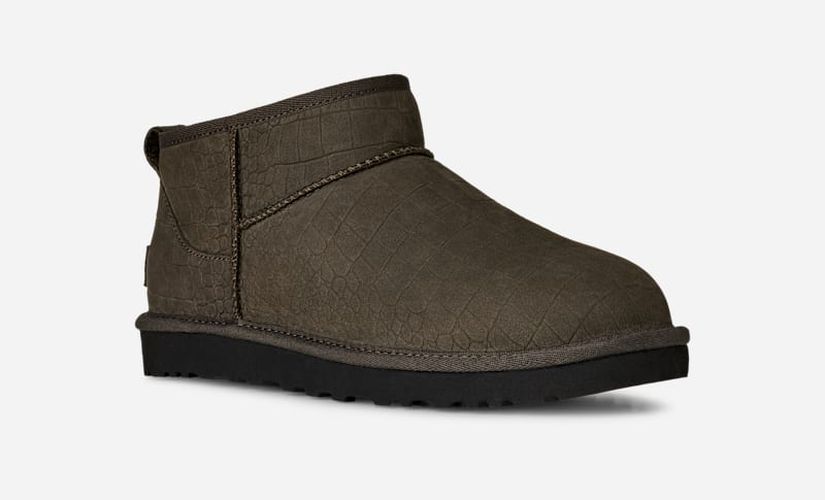 Botte Classic Ultra Mini estampée in , Taille 42, Nubuck - Ugg - Modalova
