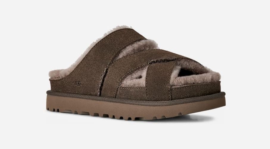 Mule Greenport à lanière croisée in , Taille 41, Daim - Ugg - Modalova